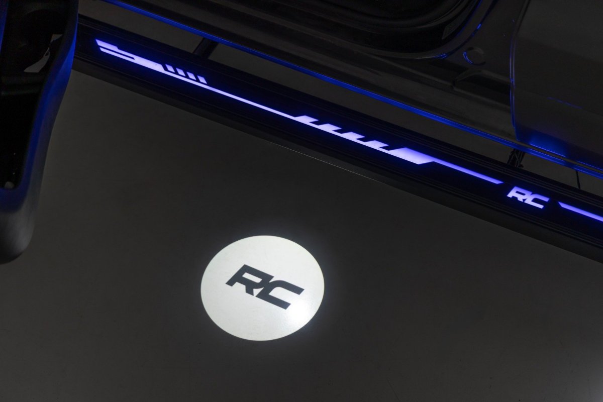 Ram 2500 Running Boards - Rough Country - Bluetooth-Controlled - Multi-Color LED - '11-'26